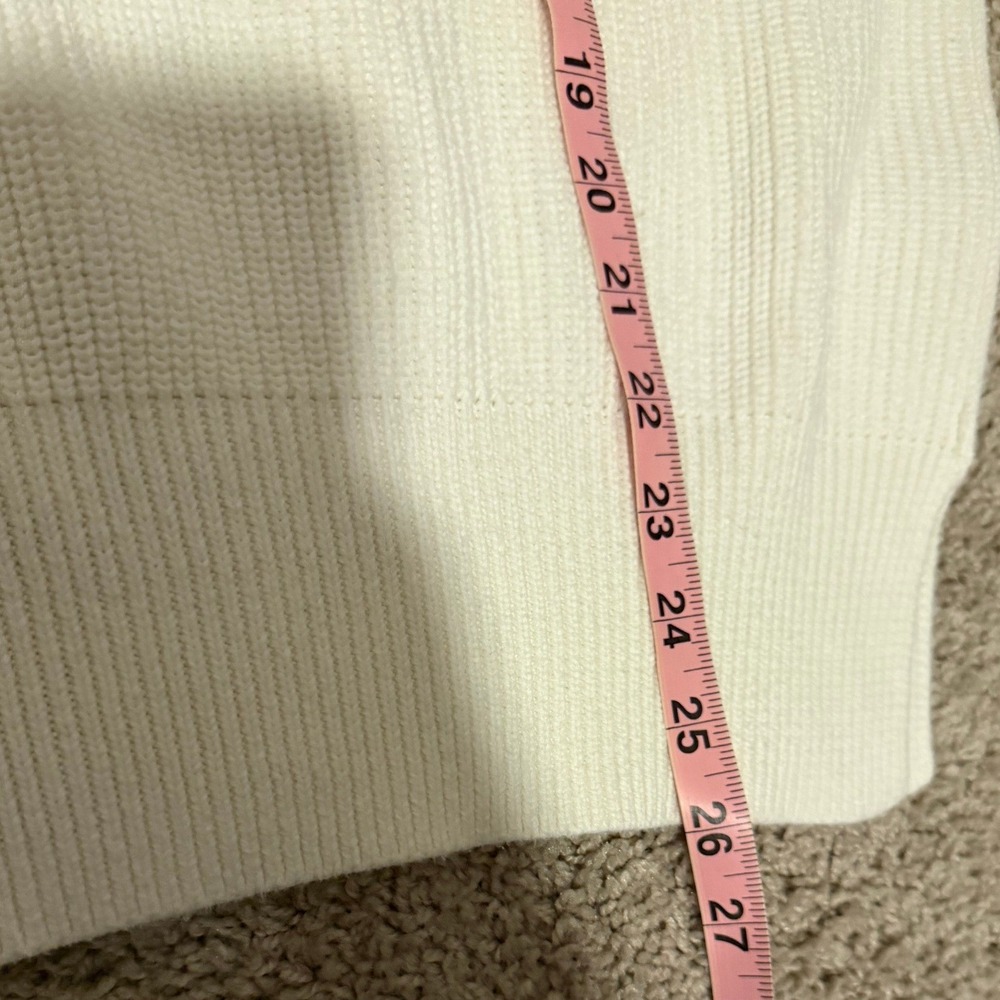 Aerie Beyond Cropped White Sweater Size Small - Picture 8 of 8